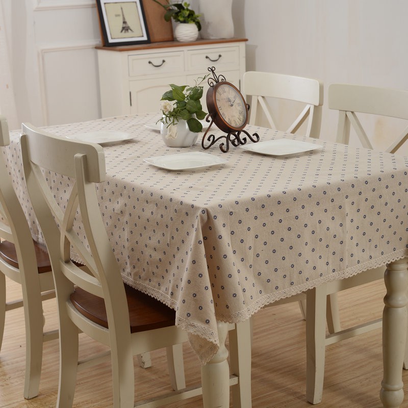 Country Style Floral Printed Table Covers Kitchen Dining Table Cloth